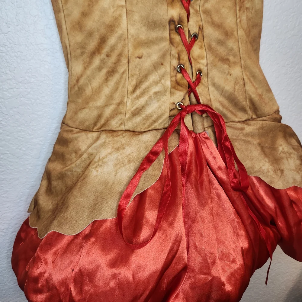 Dreamgirl Hot Cherry Pie Dreamgirl Costume 4558  Renaissance medieval size M - Picture 14 of 16